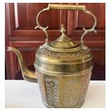F - ANTIQUE MIDDLE EASTERN TEA KETTLE (L31)