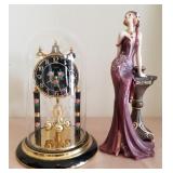 F - ANNIVERSARY CLOCK & FIGURINE (A112)