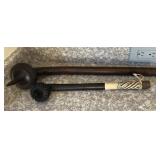 F3 - TWO FIJI TRIBAL WAR CLUBS (A42)