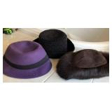 F - LOT OF THREE HATS (M54)