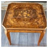 F - ITALIAN INLAID GAMES TABLE (A168)
