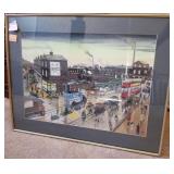 F - GDM SIGNED ORIGINAL GOUACHE ON PAPER FRAMED