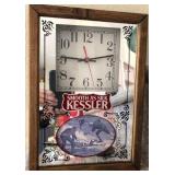 F3 - KESSLER MIRRORED WALL CLOCK 9X13' (A43)