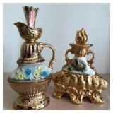 F - TWO VINTAGE DECANTERS (A103)