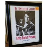 F - ELVIS PRESLEY PHOTOGRAPHIC ART FRAMED 19X23'