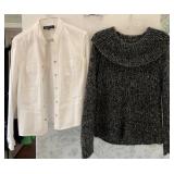 F - JONES OF NEW YORK JACKET & SWEATER L/XL (M81)