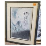F - LOUIS ICART FRAMED ART 25X33' (R40)