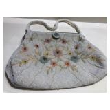 F - DeLILL HAND MADE BEADED EVENING BAG (FRANCE)