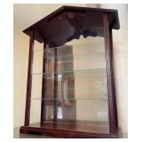 F - CURIO DISPLAY CABINET 28X18' (HA19)