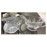 F - VINTAGE PITCHER & SAUCE BOAT (A62)