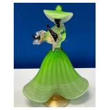 N - VINTAGE MURANO GLASS FIGURINE (B115)