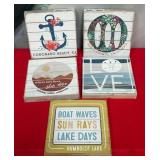 43 - COASTAL CALIFORNIA WOOD WALL ART (C90)