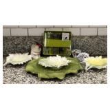 431 - ROSCHER & CO LEAF DISHES (A85)