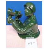 14 - FOSTER & RYE ARMY MAN BOTTLE HOLDER (M69)