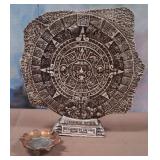 11 - AZTEC / MAYA CALENDAR & COIN BOWL (M119)