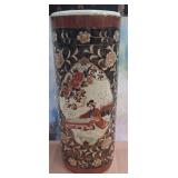 11 - ORNATE ASIAN CERAMIC UMBRELLA STAND