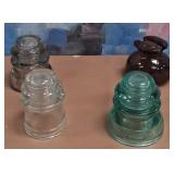 11 - ANTIQUE GLASS TRANSFORMERS (M147)