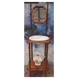 11 - VINTAGE WASH STAND WITH PITCHER & BASIN (M110