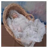 11 - COLLECTIBLE BABY DOLL IN BASSINET (M134)