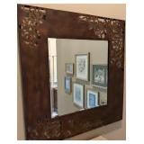 11 - WALL MIRROR FRAMED 27'SQ