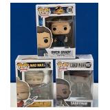 N - THREE FUNKO POP! COLLECTIBLE FIGURES (B242)