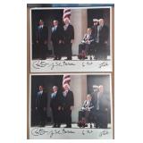 11 - PRESIDENTIAL AUTOGRAPH PHOTO SET