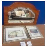 357 - THREE PIECES FRAMED WALL DECOR (N20)