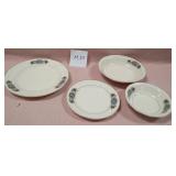 14 - FOUR PIECES VINTAE DISHWARE (M20)