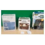 357 - FLOOR LAMP, CABINET KIT, UMBRELLA SCREEN