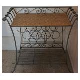 11 - PIER 1 IRON & WICKER WINE RACK