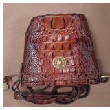 11 - BRAHMIN CROC EMBOSSED CROSSBODY