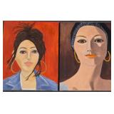 11 - TWO PIECES ORIGINAL ART 24X18' (S37)