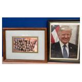 11 - PRES TRUMP PHOTO FRAMED