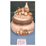 14 - DECORATIVE JAR WITH LID (M78)