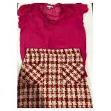 431 - BLOUSE & SKIRT SET SIZE L (A17)