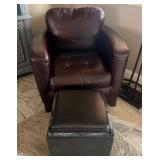 11 - EASY CHAIR WITH OTTOMAN