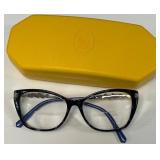 11 - SWAROVSKI EYEGLASSES WITH CASE (B63)