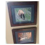 11 - TWO PIECES PHOTOGRAPHIC ART FRAMED