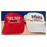 11 - LOT OF TWO TRUMP 2020 HATS (M215)