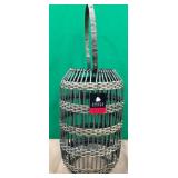 43 - THREE HANDS RATTAN CANDLE LANTERN (P65)