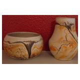 11 - TWO PIECES SOUTHWESTERN NEMAOJI POTTERY