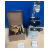 357 - MICROSCOPE WITH ACCESSORIES (N3)