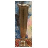 357 - VINTAGE STYLE METAL TRUMPET VASE 47'T (M52)
