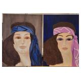 11 - TWO PIECES ORIGINAL ART 24X18' (S34)