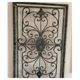 11 - ONE PIECE METAL WALL DECOR 30X24'
