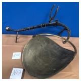 357 - FIREPLACE LOG BASKET & HORSE HARNESS YOKE