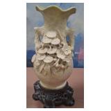 11 - CARVED SOAPSTONE VASE (M129)