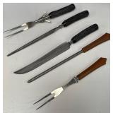 N - VINTAGE CARVING SETS (B141)