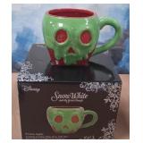 11 - TWO DISNEY SNOW WHITE POISON APPLE MUGS