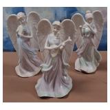 11 - THREE ANGEL FIGURINES (M131)